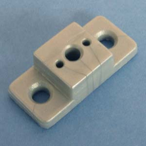 Drawer Slide Spacer 1/2", Silver, Pkg of 50