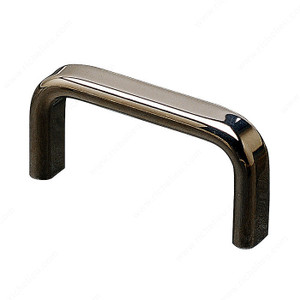 Contemporary Stainless Steel Pull - 75, Center to Center 75 mm, Length - Overall Dimensions 83 mm