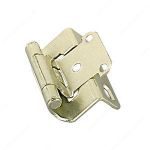 Self-Closing Wrap-Around Hinges, Finish Brass, Finish Number 130, Screw/Nail Not Included / #5 Screw Self-Closing Wrap-Around Hinges, Finish Brass, Finish Number 130, Screw/Nail Not Included / #5 Screw