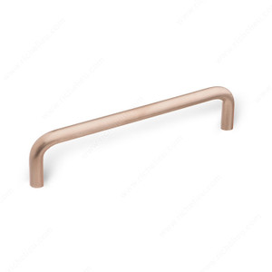 Contemporary Copper Pull - 75, Antimicrobial - Continuously cleans frequently touched surfaces., Center to Center 6 in, Length - Overall Dimensions 6 5/16 in