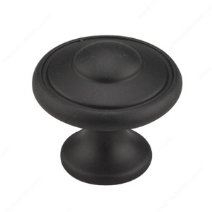 757 Knob, Finish Matte Black PRO-PACK 2 757 Knob, Finish Matte Black PRO-PACK 2