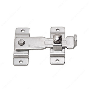 Spring-Loaded Bar Latch, Length - Overall Dimensions 105 mm, Width - Overall Dimensions 80 mm, Projection - Overall Dimensions 26 mm Spring-Loaded Bar Latch, Length - Overall Dimensions 105 mm, Width - Overall Dimensions 80 mm, Projection - Overall Dimensions 26 mm