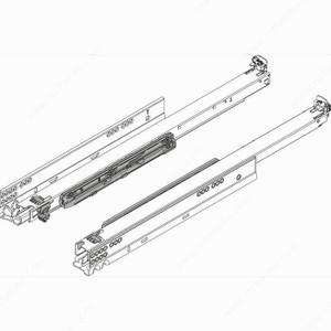 Movento Slides 763 - Standard Duty, Slide Length 533 mm Movento Slides 763 - Standard Duty, Slide Length 533 mm