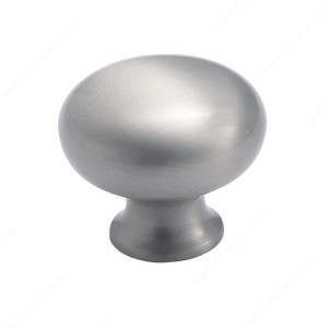 Traditional Zinc Knob - 771, Finish Satin Nickel PRO-PACK 2 Traditional Zinc Knob - 771, Finish Satin Nickel PRO-PACK 2