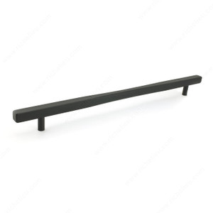 Contemporary Metal Pull - 7735, Center to Center 320 mm, Finish Black, Length - Overall Dimensions 400 mm Contemporary Metal Pull - 7735, Center to Center 320 mm, Finish Black, Length - Overall Dimensions 400 mm