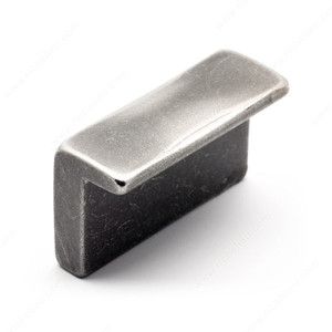 Contemporary Metal Knob - 776, Finish Brushed Metallic Iron Contemporary Metal Knob - 776, Finish Brushed Metallic Iron