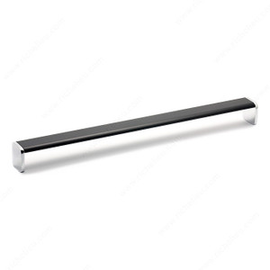 Contemporary Metal and Aluminum Pull - 7794, Center to Center 320 mm, Length - Overall Dimensions 327 mm, Screw/Nail M4 (Included)