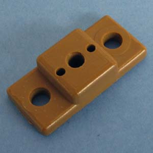 Drawer Slide Spacer 3/8", Tan, Bag of 8