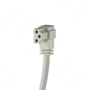 Richelieu Ground T5 Fluorescent Accessories, Finish White, Function Connecting Cable, Length 12 in, Connection Direction Direct Quick Connect Richelieu Ground T5 Fluorescent Accessories, Finish White, Function Connecting Cable, Length 12 in, Connection Direction Direct Quick Connect