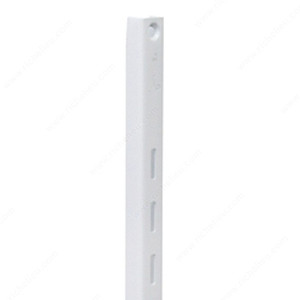 Single 5/8 Metal Standard, Series #80, Length 24 in, Color/Finish White PRO-PACK 3