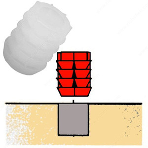 Screw Dowel for Mounting Plate - 10 mm,PRO-PACK 25 Screw Dowel for Mounting Plate - 10 mm,PRO-PACK 25