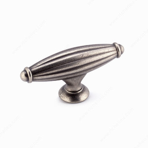 Traditional Metal Knob - 8061, Finish Antique Iron, Screw/Nail 8/32 (Not Included) PRO-PACK 3 Traditional Metal Knob - 8061, Finish Antique Iron, Screw/Nail 8/32 (Not Included) PRO-PACK 3