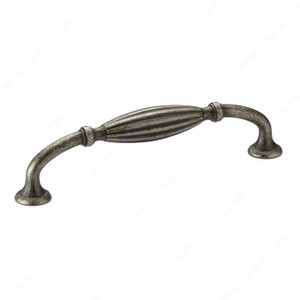 Traditional Metal Pull - 8071, Finish Antique Iron, Screw/Nail 8/32 (Not Included) PRO-PACK 2 Traditional Metal Pull - 8071, Finish Antique Iron, Screw/Nail 8/32 (Not Included) PRO-PACK 2