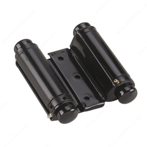 3'' Double Action Spring Hinge, Automatic hinge swings door in both directions., Color/Finish Black 3'' Double Action Spring Hinge, Automatic hinge swings door in both directions., Color/Finish Black