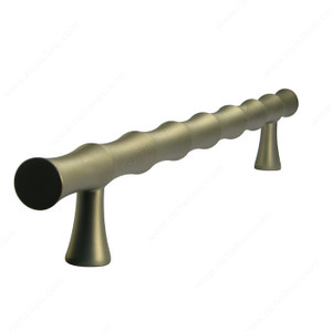 Traditional Forged Iron Pull - LD81, Finish Satin Nickel Traditional Forged Iron Pull - LD81, Finish Satin Nickel