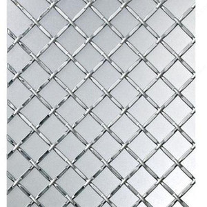 Decorative Wire Mesh - 812, Finish Brushed Nickel, Width - Overall Dimensions 48 in, Projection - Overall Dimensions 72 in Decorative Wire Mesh - 812, Finish Brushed Nickel, Width - Overall Dimensions 48 in, Projection - Overall Dimensions 72 in