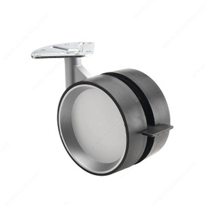Formula Series 100/120 Design Caster, Design: Franco Bizzozzero, Wheel Diameter 120 mm, Total Height 140 mm, Tread Width 83 mm, Fastening Type Swivel with Brake Formula Series 100/120 Design Caster, Design: Franco Bizzozzero, Wheel Diameter 120 mm, Total Height 140 mm, Tread Width 83 mm, Fastening Type Swivel with Brake