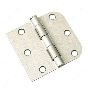 3 Full Mortise Combination Corner, Square, and 5/8 Radius, Color/Finish Brushed Nickel, Screw/Nail #9 x 3/4" flat head Phillips (included) PRO-PACK 2 3 Full Mortise Combination Corner, Square, and 5/8 Radius, Color/Finish Brushed Nickel, Screw/Nail #9 x 3/4" flat head Phillips (included) PRO-PACK 2