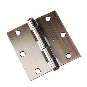 8.89 cm (3-1/2) Mortise Butt Hinges, Color/Finish Brushed Antique Copper, Recommended Usage Light Use, Pin Removable Pin, Our Divisions Onward PRO-PACK 2