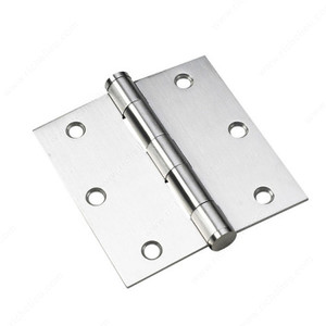 8.89 cm (3-1/2) Mortise Butt Hinges, Color/Finish Stainless Steel, Recommended Usage Light Use, Pin Removable Pin, Our Divisions Onward
