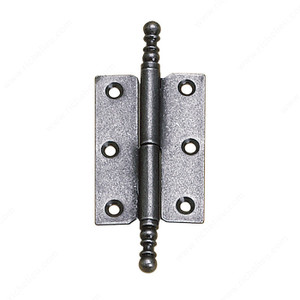 Classic Metal Butt Hinge - 8406, Color/Finish Natural Iron, Assembly Assembled - Right Hand, Finish Number 908, Screw/Nail Wood Screw (Not Included) Classic Metal Butt Hinge - 8406, Color/Finish Natural Iron, Assembly Assembled - Right Hand, Finish Number 908, Screw/Nail Wood Screw (Not Included)