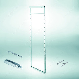 Frame, Door Mounting Brackets, and Slides for Dispensa, Width Min. 362 mm, Height 1 600 to 2 000 mm Frame, Door Mounting Brackets, and Slides for Dispensa, Width Min. 362 mm, Height 1 600 to 2 000 mm