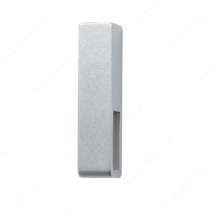 Closed Square Support - Screw Mount, Finish Aluminum Closed Square Support - Screw Mount, Finish Aluminum