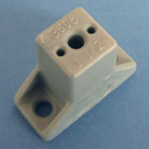 Drawer Slide Spacer 1-1/2", Silver, Pkg of 500