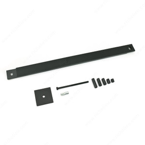 Extension Rail Connector, Joins two rails, Finish Black Extension Rail Connector, Joins two rails, Finish Black
