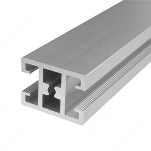 Frame Profile in Anodized Aluminum, Horizontal Front Divider, 3.5 m, Frame Profile in Anodized Aluminum, Horizontal Front Divider, 3.5 m,