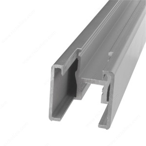 Vertical Frame Profile with Notch, 3 m, Vertical Frame Profile with Notch, 3 m,