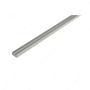 Double Guide Track, Pre-Drilled, Rail Length 2.4 m Double Guide Track, Pre-Drilled, Rail Length 2.4 m
