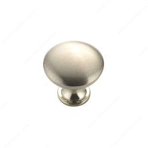 Contemporary Metal Knob - 9041, Finish Brushed Nickel, Screw/Nail 8/32 (Not Included) PRO-PACK 5 Contemporary Metal Knob - 9041, Finish Brushed Nickel, Screw/Nail 8/32 (Not Included) PRO-PACK 5