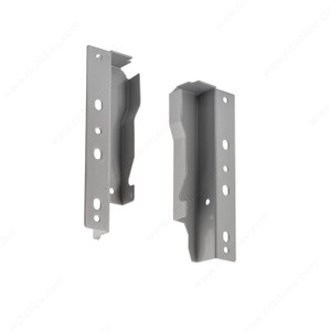 Rear Brackets, Finish Grey, Drawer Height 135 mm PRO-PACK 10 Rear Brackets, Finish Grey, Drawer Height 135 mm PRO-PACK 10
