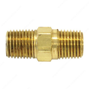 Male Hex Nipple - 1/4 (M) NPT,PRO-PACK 2 Male Hex Nipple - 1/4 (M) NPT,PRO-PACK 2