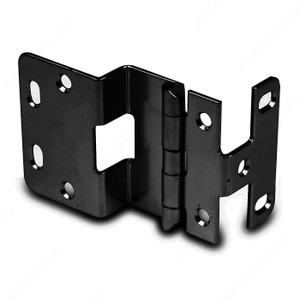 3/4 Overlay Institutional Hinge - Series 370, Finish Black, Door Thickness 13/16 in 3/4 Overlay Institutional Hinge - Series 370, Finish Black, Door Thickness 13/16 in