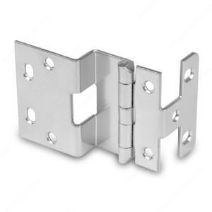3/4 Overlay Institutional Hinge - Series 450, Finish Satin Chrome, Door Thickness 3/4 in 3/4 Overlay Institutional Hinge - Series 450, Finish Satin Chrome, Door Thickness 3/4 in
