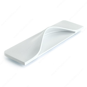 Contemporary Metal Pull - 9147, Finish Raw Contemporary Metal Pull - 9147, Finish Raw