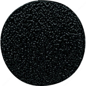Cover Cap - PVC, 14 mm (9/16), Solid Colors, Finish Black