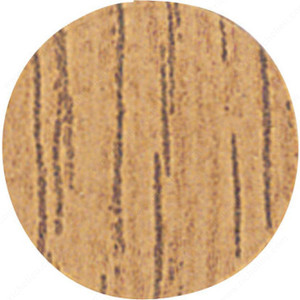 Cover Cap - PVC, 18mm (11/16), Wood Grain, Finish Natural Finish Oak