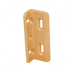 Kolbe Korner Plastic Assembly Fittings for Drawer Corner, Finish Clear Maple Kolbe Korner Plastic Assembly Fittings for Drawer Corner, Finish Clear Maple