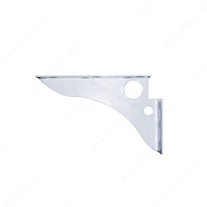 SpeedBrace Countertop Brace - White, Projection - Overall Dimensions 8 in, Height - Overall Dimensions 5 in SpeedBrace Countertop Brace - White, Projection - Overall Dimensions 8 in, Height - Overall Dimensions 5 in