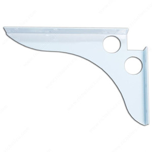 SpeedBrace Countertop Brace - White, Projection - Overall Dimensions 12 in, Height - Overall Dimensions 8 in SpeedBrace Countertop Brace - White, Projection - Overall Dimensions 12 in, Height - Overall Dimensions 8 in