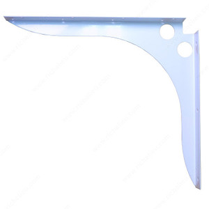 SpeedBrace Countertop Brace - White, Projection - Overall Dimensions 24 in, Height - Overall Dimensions 21 in SpeedBrace Countertop Brace - White, Projection - Overall Dimensions 24 in, Height - Overall Dimensions 21 in