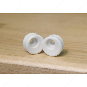 Door Stop Plastic Bumper, Finish White PRO-PACK 5 Door Stop Plastic Bumper, Finish White PRO-PACK 5