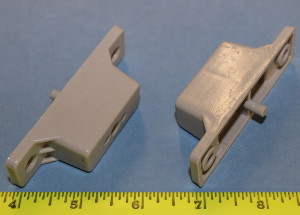 Drawer Slide Spacer Full Extension 1" - 5mm peg, Gray, Bag of 2 Drawer Slide Spacer Full Extension 1" - 5mm peg, Gray, Bag of 2