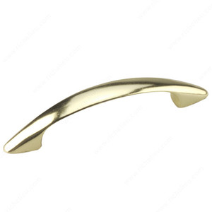 Contemporary Metal Pull - 920, Finish Bright Brass PRO-PACK 3 Contemporary Metal Pull - 920, Finish Bright Brass PRO-PACK 3