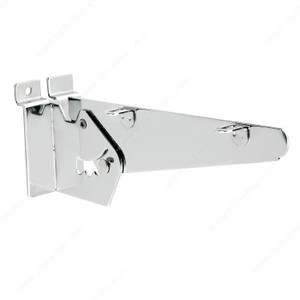 Adjustable Bracket for Wood Shelf (5 Positions), Length 8 in