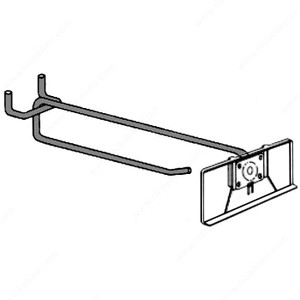 Label Holder Hook, Length 9 in, Usable 7 1/4 in PRO-PACK 5 Label Holder Hook, Length 9 in, Usable 7 1/4 in PRO-PACK 5