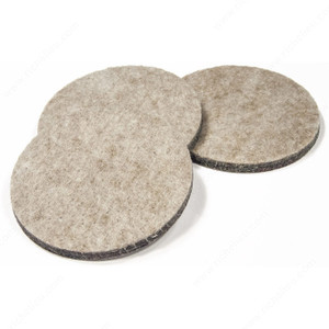 ECO FELTAC - Beige Round Felt Pads, Diameter 57 mm PRO-PACK 5 ECO FELTAC - Beige Round Felt Pads, Diameter 57 mm PRO-PACK 5